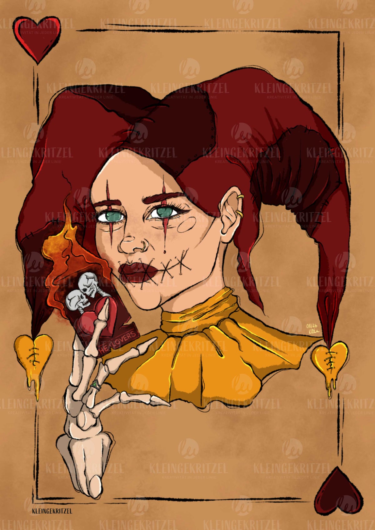 "It‘s a joke" - Gothic Illustration | Digitaler Download